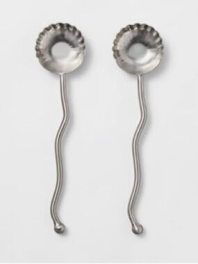 STUDIO MCGEE NWT 2pc Metal Serving Spoons